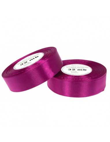 12mm WS8053 Satin Ribbon Fuchsia 32mb