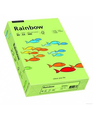 Rainbow Paper 160g R74 Light Green Pack of 250 A4