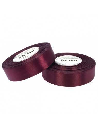 12mm WS8060 Satin Ribbon Dark Claret 32mb