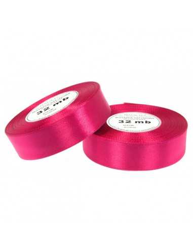 6mm WS8051 Satin Ribbon Intensive Pink 32mb