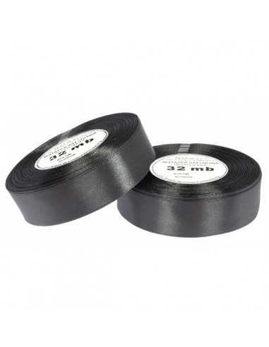 6mm WS8140 Satin Ribbon Graphite 32mb