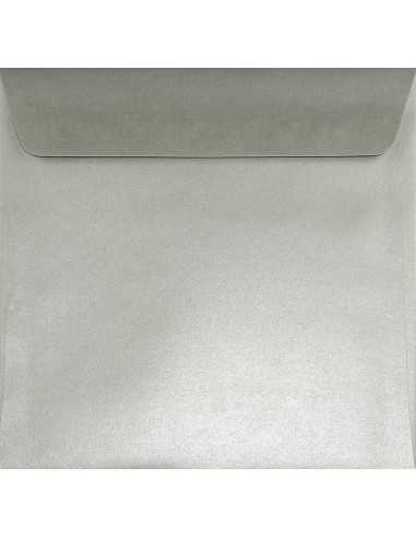 Sirio Pearl Square Envelope 17x17cm Peal&Seal Platinum Silver 125g