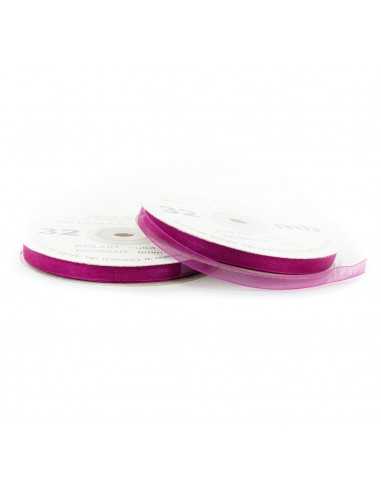 Chiffon Ribbon 6mm WO9053 Fuchsia 32mb