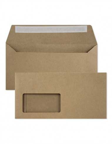 Ecological Decorative Smooth Envelope DL HK EKO Kraft Brown OKL 100g