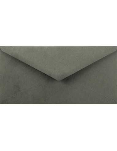 Sirio Color Envelope DL Gummed Anthracite Graphite 115g