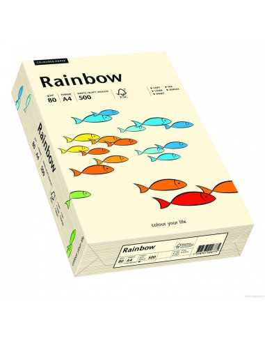 Rainbow Paper 160g R03 Cream Pack of 250 A4