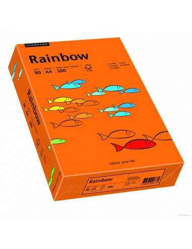 Rainbow Paper 160g R28 Red Pack of 250 A4