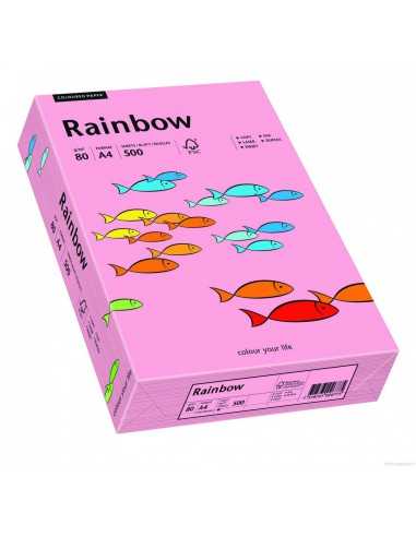 Rainbow Paper 160g R55 Pink Pack of 250 A4