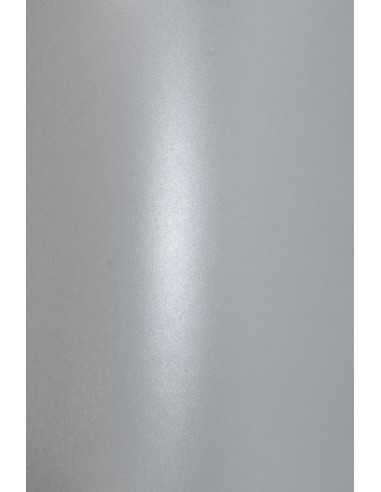 Aster Metallic Paper 250g Silver Pack of 10 A4