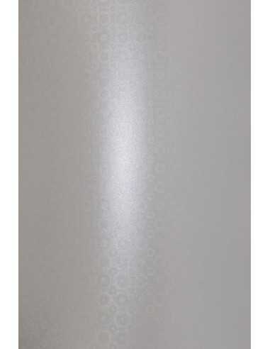 Aster Metallic Paper 250g Silver Disco Pack of 10 A4