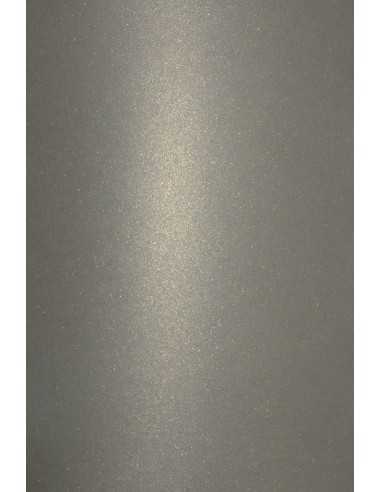 Aster Metallic Paper 280g Grey Gold Pack of 10 A4