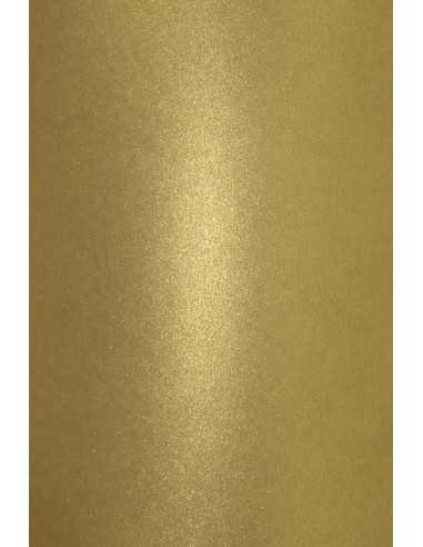 Aster Metallic Paper 300g Rustic Gold Pack of 10 A4