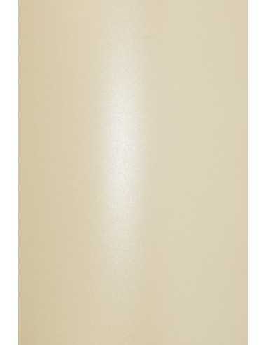 Aster Metallic Paper 300g Cream Pack of 10 A4