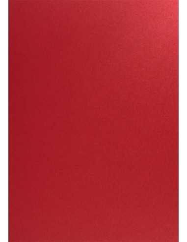 Popset Virgin Paper 240g Ultra Red Pack of 10 A4