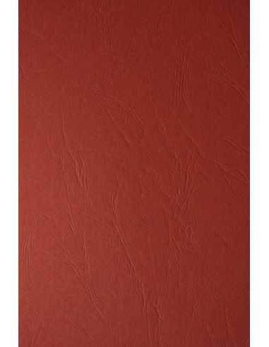 Keaykolour Paper 300g Leather Claret Pack of 10 A4