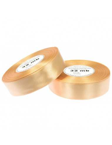 25mm WS8007 Satin Ribbon Cream 32mb