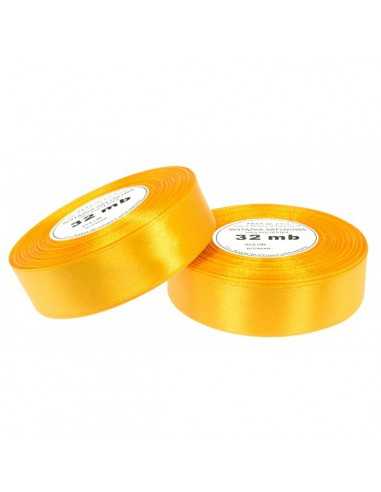 25mm WS8013 Satin Ribbon Dark Yellow 32mb