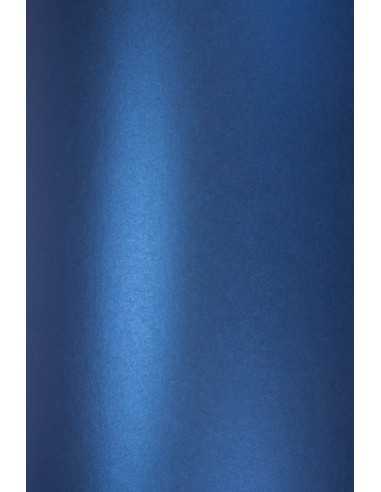 Majestic Paper 250g Satin Blue Pack of 10 A4
