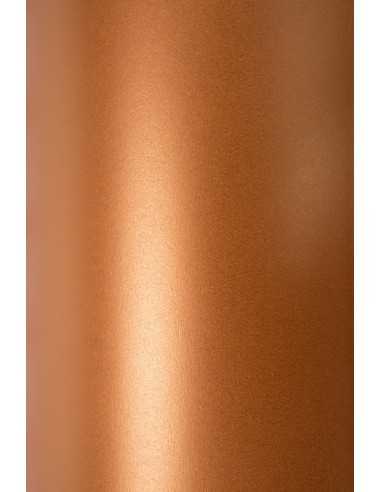 Sirio Pearl Paper 300g Copper Plate Pack of 10 A4