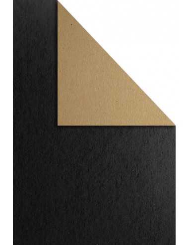 Recycled Kraft Paper 500g Black Pack of 20 A4