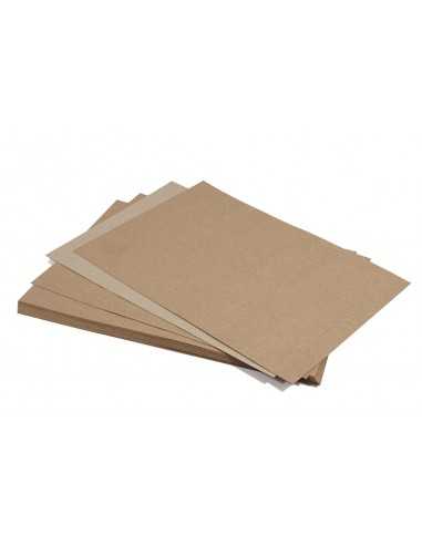 Recycled Kraft Paper 225g Brown Pack of 100 A4