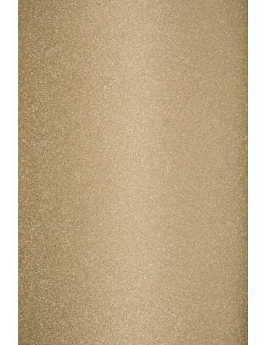 Self-adhesive Glitter Paper Light Gold150g Pack of 10 A4