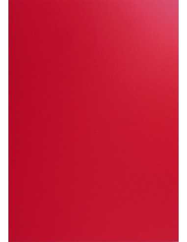 Plike Decorative Smooth Colourful Paper 330g Red pack of 10A5