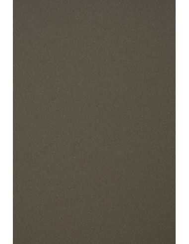 Materica Decorative Smooth Colourful Paper 360g Pitch dark brown pack of 10A5