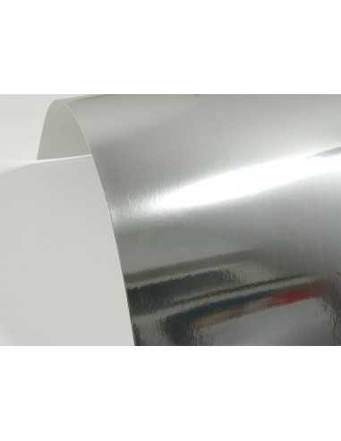 Mirror Paper 300g Silver Pack of 10 A5