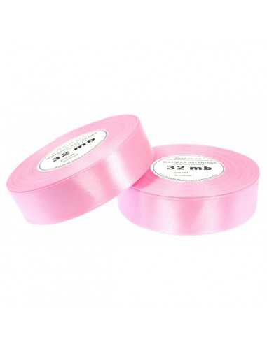 25mm WS8037 Satin Ribbon Light Pink 32mb