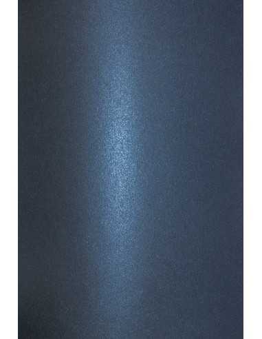 Aster Metallic Decorative Pearl Paper 120g Queens Blue 70x100 R250