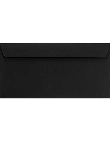 Burano Envelope DL Peal&Seal Nero Black 120g