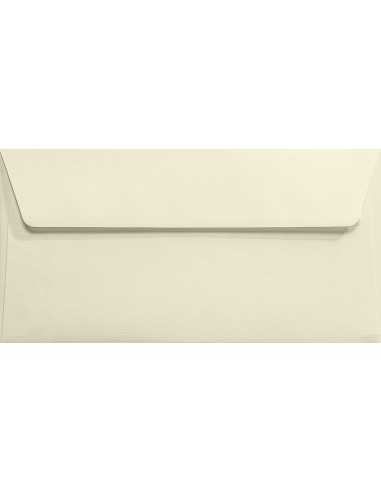 Aster Laid Decorative Envelope DL HK Ribbed Ivory Ecru 120g