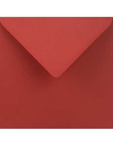 Decorative Smooth Colourful Square Envelope K4 NK Sirio Color Lampone red 115g