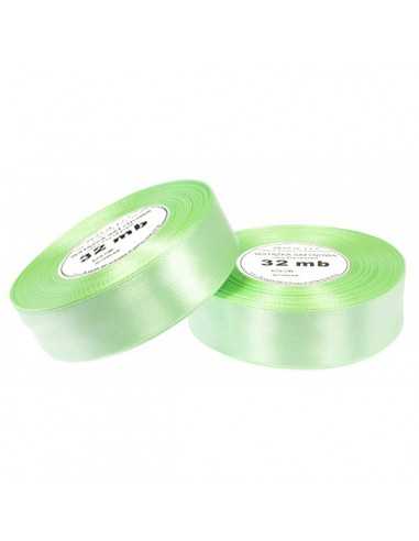 25mm WS8072 Satin Ribbon Light Green 32mb