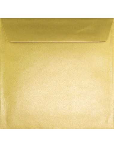 Sirio Square Envelope 15,6x15,6cm Gummed Aurum Gold 110g