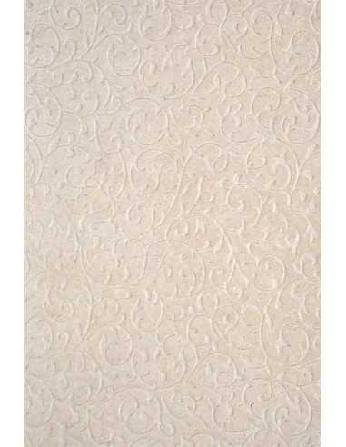 Decorative Paper Ecru - Suede Lace 18x25 Pack of 5