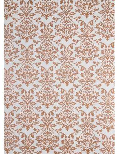 Decorative Paper Oriental Ornament Gold 18x25 Pack of 5