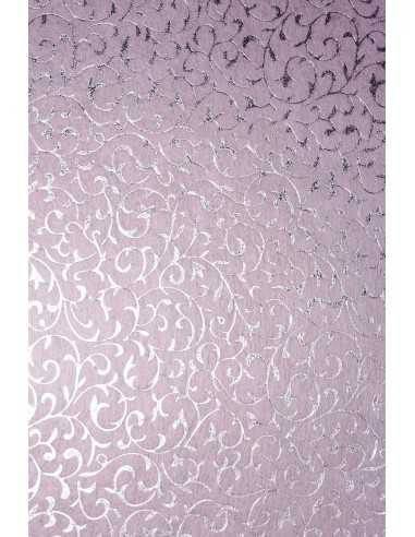 Non-woven Fabric Pink - Silver Lace 19x29 Pack of 5