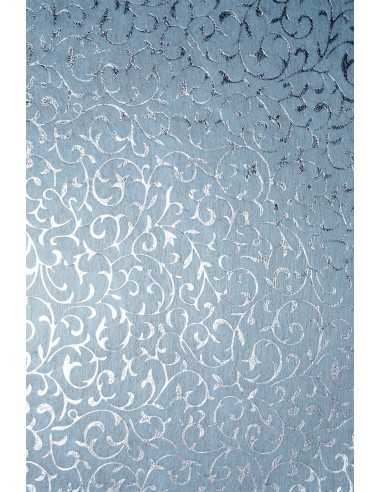 Non-woven Fabric Blue - Silver Lace 58x90cm