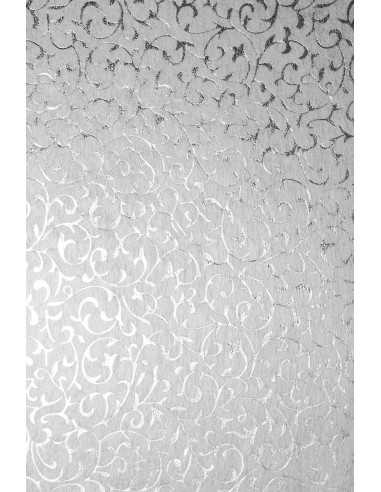 Non-woven Fabric Ecru - Silver Lace 58x90cm