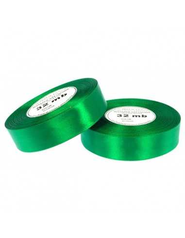 25mm WS8086 Satin Ribbon Dark Green 32mb