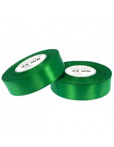 25mm WS8087 Satin Ribbon Deep Green 32mb