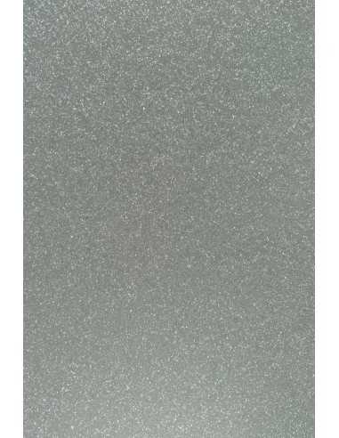 Sugar Decorative Paper with Glitter 310g Iron-Gray pack of 10A3