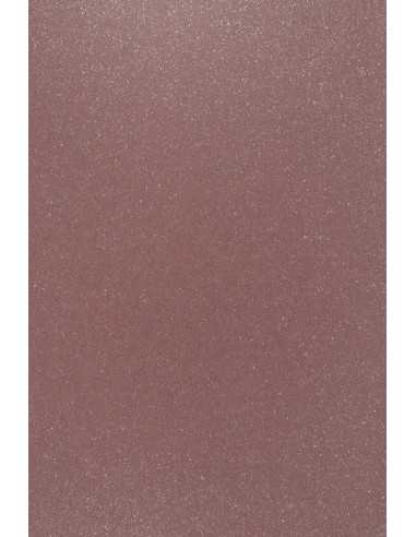 Sugar Decorative Paper with Glitter 310g Burgundy pack of 10A3