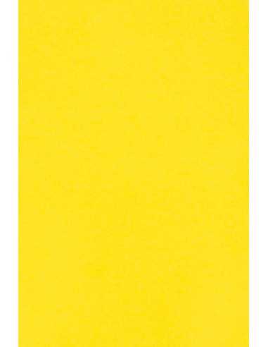 Burano Decorative Smooth Colourful Paper 250g Giallo Zolfo B51 pack of 10SRA3