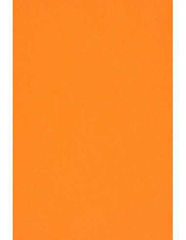 Burano Decorative Smooth Colourful Paper 250g Arancio Trop B56 pack of 10SRA3