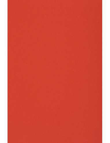 Burano Decorative Smooth Colourful Paper 250g Rosso Scarlatto B61 pack of 10SRA3