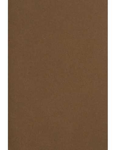 Burano Decorative Smooth Colourful Paper 250g Tabacco B75 pack of 10SRA3