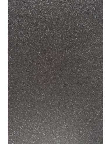 Sugar Decorative Paper with Glitter 310g black pack of 10A5